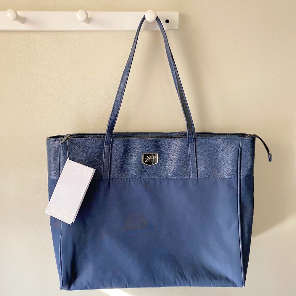 Freshly Picked Navy Blue Tote Diaper Bag - Picture 5 of 10